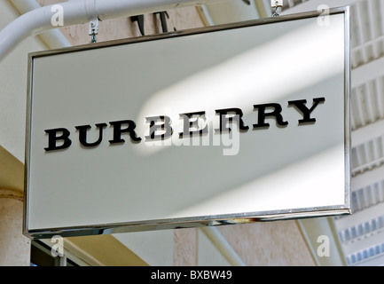Burberry Store, Orlando Premium Outlets, Lake Buena Vista, Orlando, Florida, USA Stockfoto