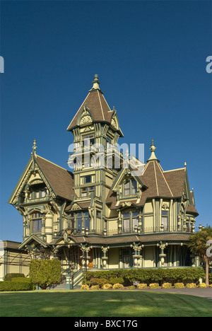 Carson Mansion in Eureka auf Redwood Coast, Kalifornien, USA Stockfoto