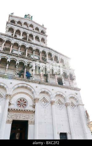 S. Kirche Michele Lucca Italien Stockfoto