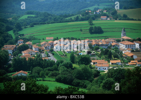 Frankreich, Pyrenees Atlantiques Baskenland, Ainhoa Stockfoto