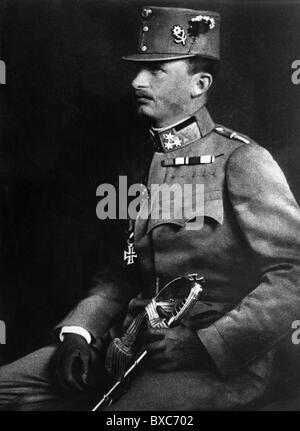 Charles, I, 17.8.1887 - 1.4.1922, Kaiser von Österreich 21.11.1916 - 11.11.1918, halbe Länge, Foto vom Hofaatelier Adele, Wien, 1916, Stockfoto