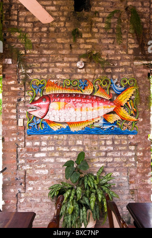 Haiti, Sud Provinz Jacmel, Boutique-Hotel. Stockfoto