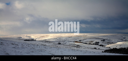 Nördlich von Coldstones Steinbruch in Richtung Hardcastle Moor. Greenhow. Nidderdale. North Yorkshire Stockfoto