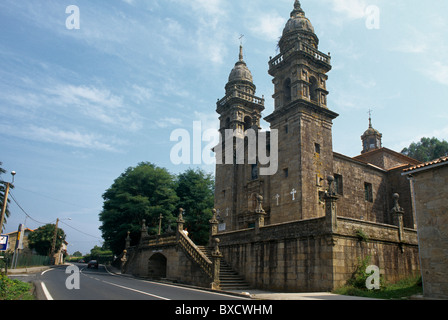 Camino de Santiago in Galizien Spanien Padron pilgernde Kirche auf dem Weg zu Santiago De Compostela Stockfoto