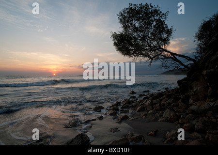 Seascape Mal Pais Küste in San Jose Costa Rica Stockfoto