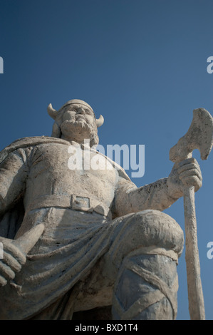 Viking-Statue Gimli, Manitoba Kanada Stockfoto