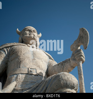 Viking-Statue Gimli, Manitoba Kanada Stockfoto