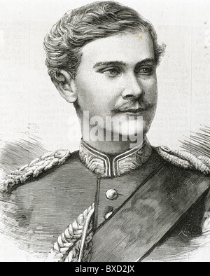 Otto ich (1848-1916). König von Bayern (1886-1913). Nachfolger von Louis II. (1886). 19. Jahrhundert-Gravur. Stockfoto