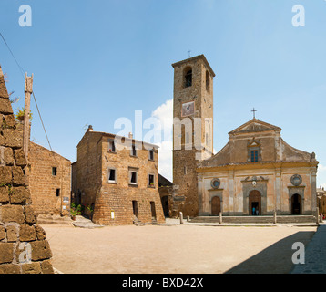 San Donato Kirche Civita di Bagnoregio Latium Italien Stockfoto