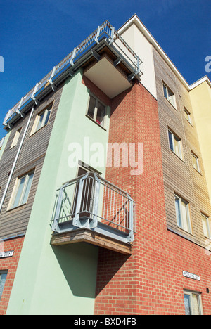 Neubauwohnungen in den Süden Lynn Millennium Gemeindeentwicklung in Kings Lynn. Stockfoto