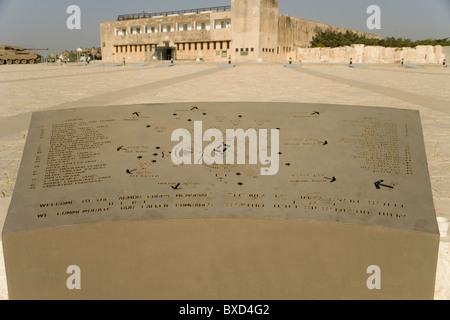 Das alte britische Polizei Fort nun das israelische Armored Corps Museum in Latrun, Israel Stockfoto