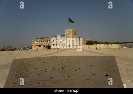 Das alte britische Polizei Fort nun das israelische Armored Corps Museum in Latrun, Israel Stockfoto