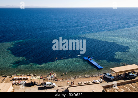 Blue Hole, Dahab, Ägypten, Rotes Meer Stockfoto