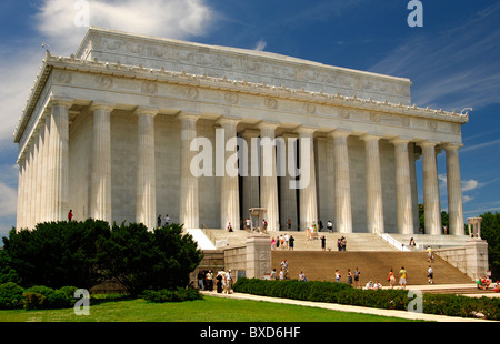 Lincoln Memorial in Form von griechisch dorischen Tempel, Washington D.C., USA Stockfoto