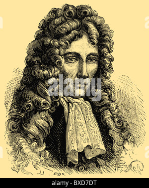 Robert Boyle (1627-1691), englische Naturphilosoph Stockfoto