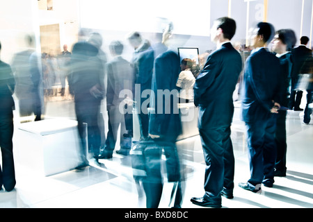 Eröffnung der Ausstellung der neuen Technologie Stockfoto
