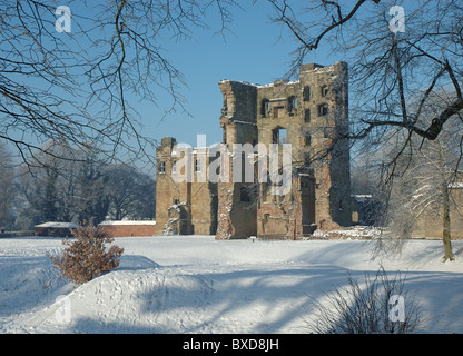 Winter, Ashby Burg, Ashby De La Zouch, Leicestershire, England, UK Stockfoto