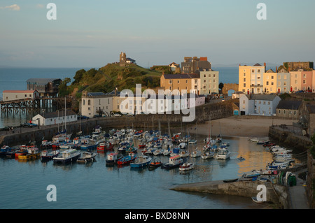 Hafen, Tenby, Pembrokeshire, Wales, UK Stockfoto