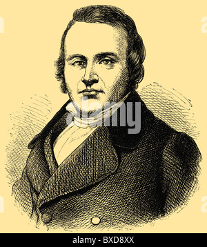 Louis Agassiz (1807 – 1873), schweizerisch-amerikanischen Zoologen, Glaziologe und Geologe Stockfoto