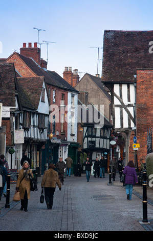 Friar Street Worcester Worcestershire England Großbritannien Stockfoto