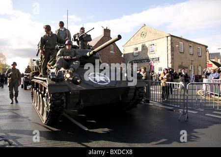 US-Armee Panzer Truppen PICKERING NORTH YORKSHIRE PICKERING NORTH YORKSHIRE PICKERING NORTH YORKSHIRE 16. Oktober 2010 Stockfoto