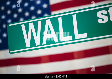 Wall-Street-Zeichen Stockfoto