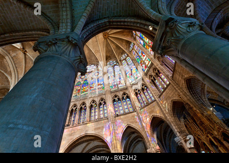 Die Basilika Saint-Denis, Saint-Denis, Seine-Saint-Denis, Frankreich Stockfoto