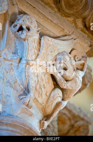 Frankreich, Yonne, Vezelay, Sainte Marie Madeleine de Vezelay Basilika als Weltkulturerbe der UNESCO gelistet Stockfoto