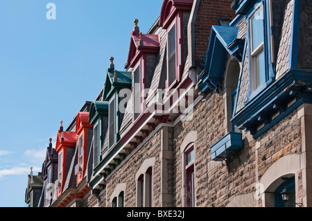 Brownstone Gebäude Stockfoto