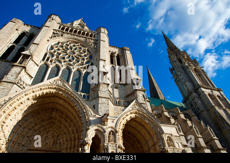 Europa, Frankreich, Eure-et-Loir (28), Kathedrale Notre-Dame de Chatres Stockfoto