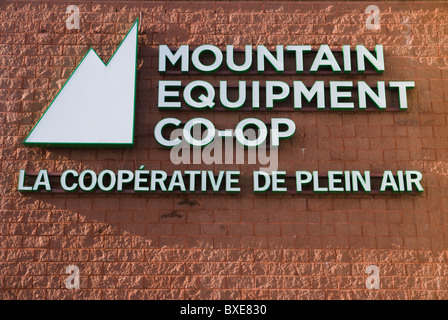 Mountain Equipment Co-op (MEC) outdoor-Shop, Montreal, Kanada Stockfoto