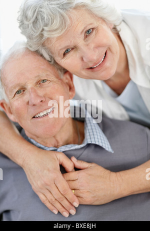 Liebevolle älteres paar Stockfoto