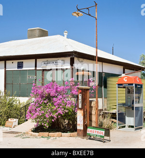 Hamelin Pool Telegrafenstation in Western Australia Stockfoto