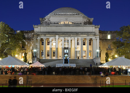 Die Bibliothek der Columbia University in New York City. Stockfoto