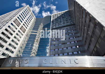 Mayo Clinic Rochester Minnesota Hospital weltberühmt Stockfoto