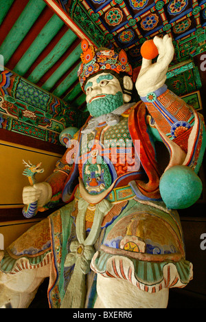 Tempelwächter Girimsa buddhistische Tempel, Südkorea Stockfoto