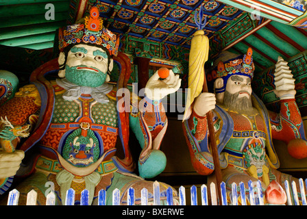 Wächter Girimsa buddhistischen Tempel, Südkorea Stockfoto