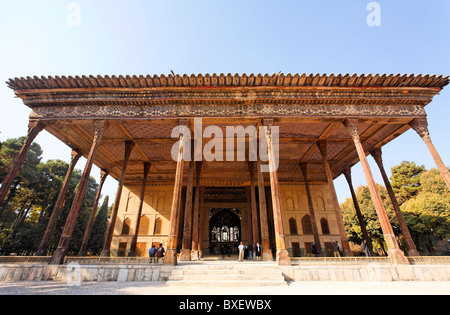 Chehel Sutun, Safavid Pavillon, Isfahan, Iran Stockfoto