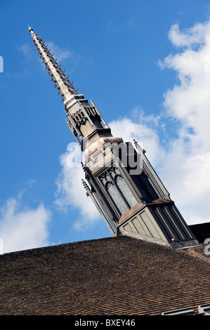 LONDON, Vereinigtes Königreich - 03. JULI 2010: Tower in der Guild Hall in der City of London Stockfoto