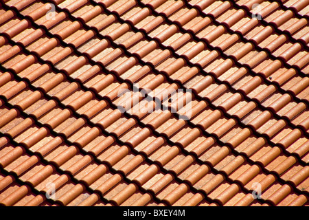 Dachziegel in Veliko Turnovo in Bulgarien Stockfoto