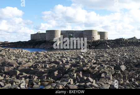 Fort Houmt Herbe, Alderney, Kanalinseln Stockfoto