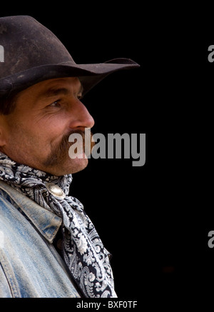 Cowboy-Porträt Stockfoto