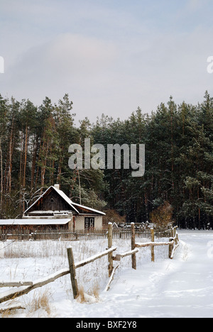 Bauernhof-Szene in der Ukraine, Osteuropa Stockfoto