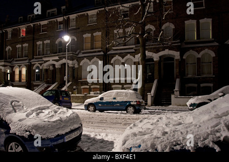 Viktorianischen Reihenhaus Häuser - Ospringe Straße NW5 - Camden - London Stockfoto