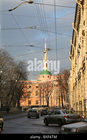 Mikhailovsky Castle, Sankt Petersburg, Russland. Stockfoto