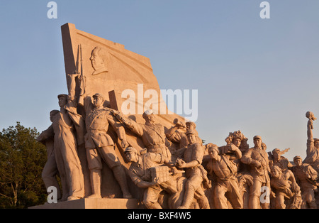 Denkmal auf dem Platz des himmlischen Friedens, Peking, China Stockfoto