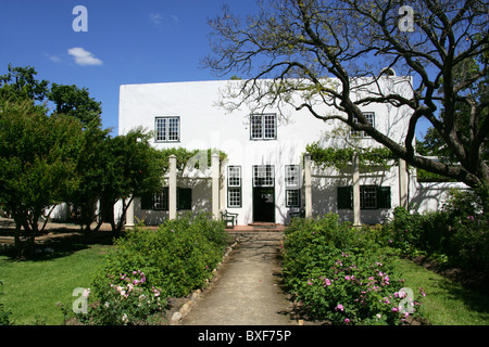 Grosvenor House, Stellenbosch Dorfmuseum, Stellenbosch, Südafrika. Stockfoto