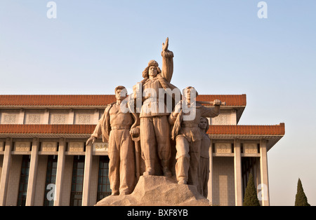 Denkmal auf dem Platz des himmlischen Friedens, Peking, China Stockfoto