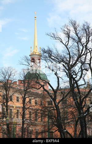 Mikhailovsky Castle, Sankt Petersburg, Russland. Stockfoto