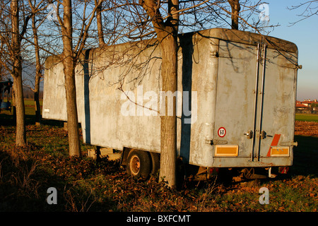 Verlassenen LKW in Italien Stockfoto